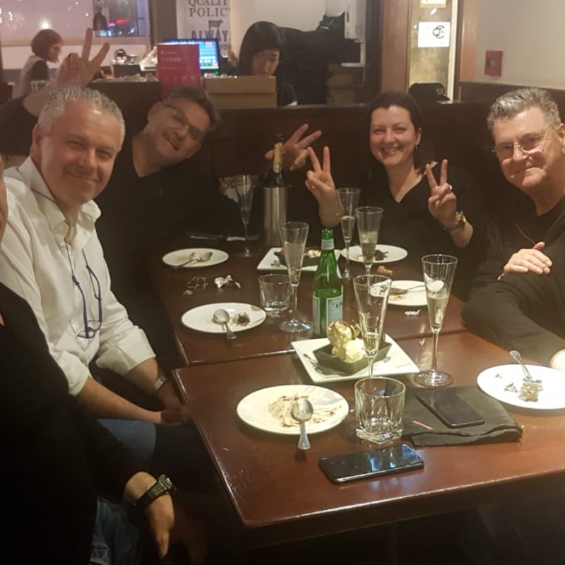 Hong Kong 2019 Dinner with friends of Biokimica